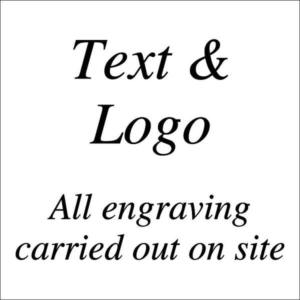 Text & Logo Engraving Service  Bracknell Engraving & Trophy Services