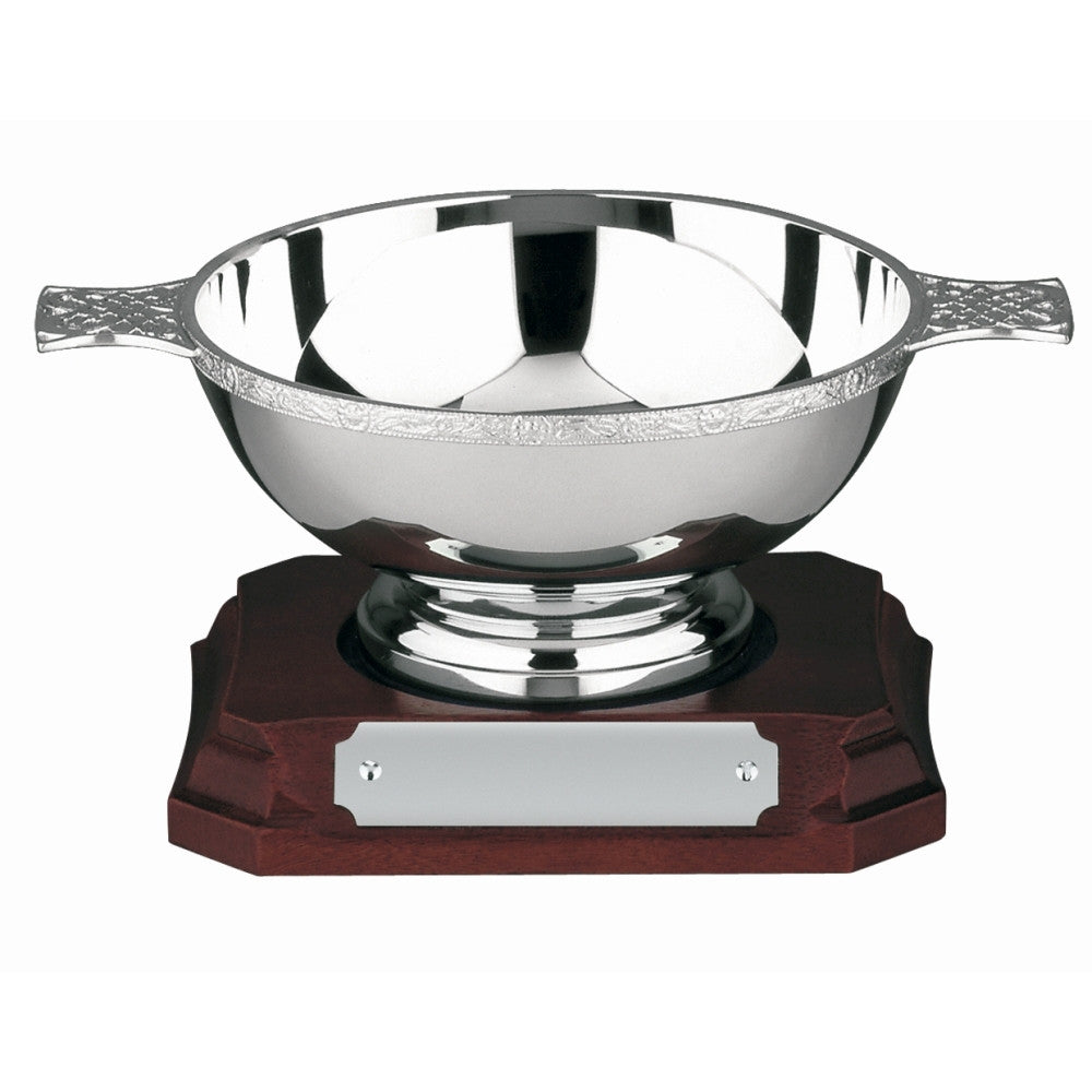 Celtic Mounted Quaich Bowl - Bracknell Engraving & Trophy Services