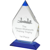Blue and Clear Diamond Award - Bracknell Engraving & Trophy Services