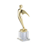 Cast Gold Finish Metal Figure - Bracknell Engraving & Trophy Services