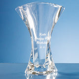 24cm Crystalite Flared Vase - Bracknell Engraving & Trophy Services