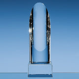 Optical Crystal Cylinder Award - Bracknell Engraving & Trophy Services