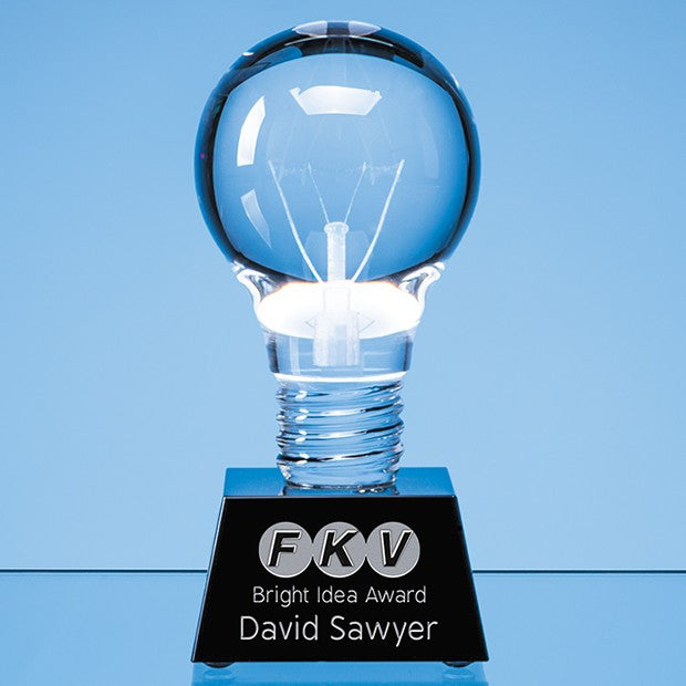 Optical Crystal Lightbulb Award