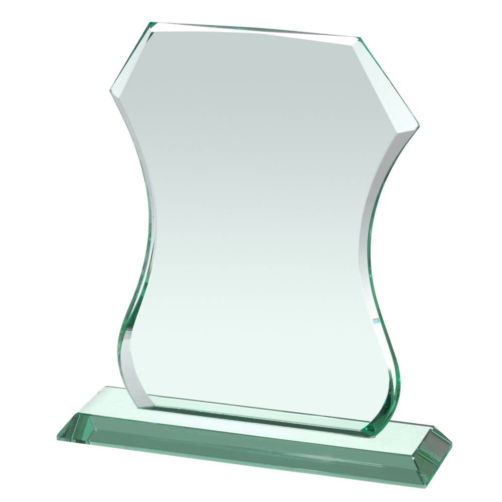 HC040 Shield Jade Glass Award
