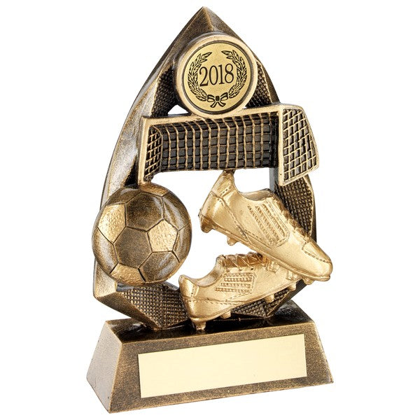 Bronze/Gold Football Diamond Collection Trophy