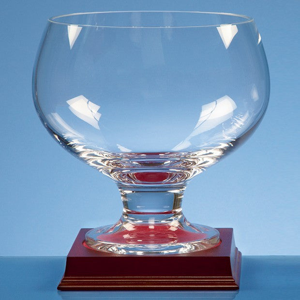 19cm Handmade Round Footed Comport - Bracknell Engraving & Trophy Services