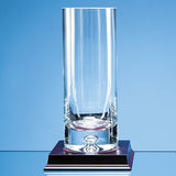 Handmade Bubble Base Cylinder Vase - Bracknell Engraving & Trophy Services