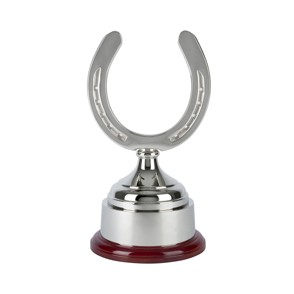 Nickel Plated Horse Shoe Award