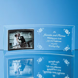 Bevelled Glass Crescent Photo Frame (Landscape) - Bracknell Engraving & Trophy Services