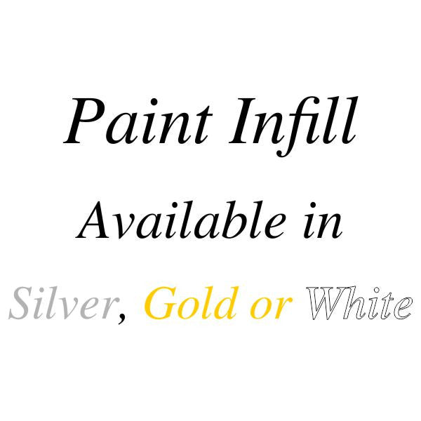 Paint Infill Service - Bracknell Engraving & Trophy Services