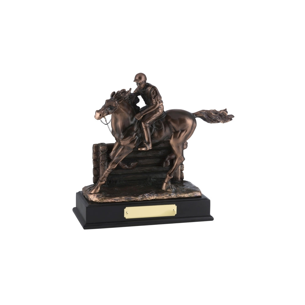 Bronze Plated Horse & Jockey Award - Bracknell Engraving & Trophy Services