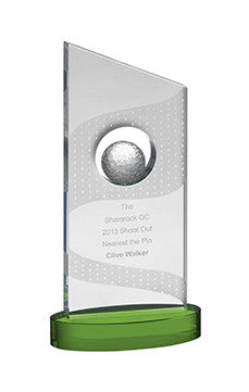 AC162 Crystal Golf Trophy