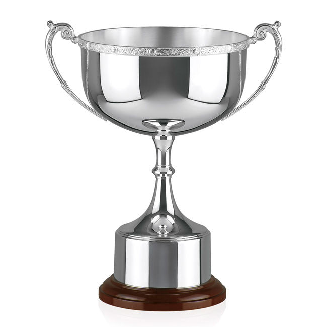 CM484 Silver Plate Cup - Bracknell Engraving & Trophy Services