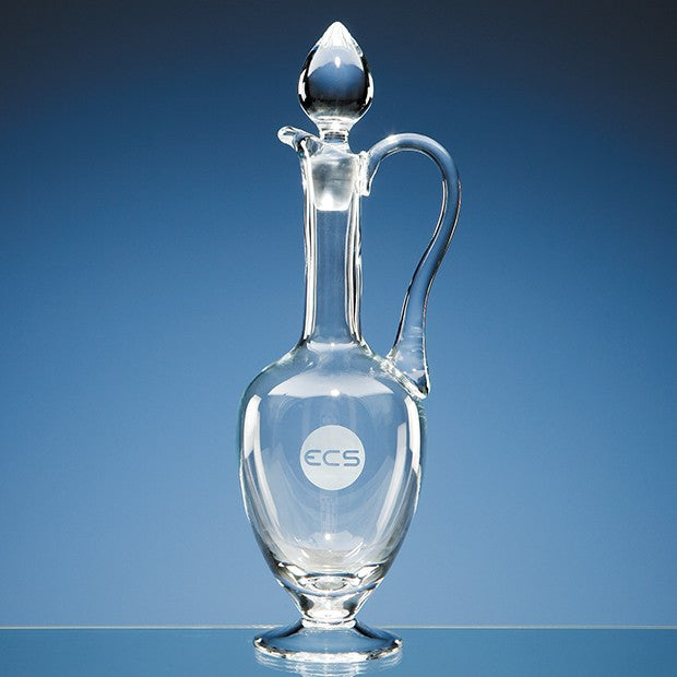 Handmade Footed Claret Jug