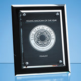 Onyx Black Desk Plaque - Bracknell Engraving & Trophy Services