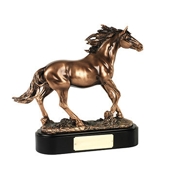 Bronze Plated Stallion - Bracknell Engraving & Trophy Services
