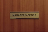 Laminate Engraved Door Sign - Bracknell Engraving & Trophy Services
