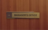 Laminate Engraved Door Sign - Bracknell Engraving & Trophy Services